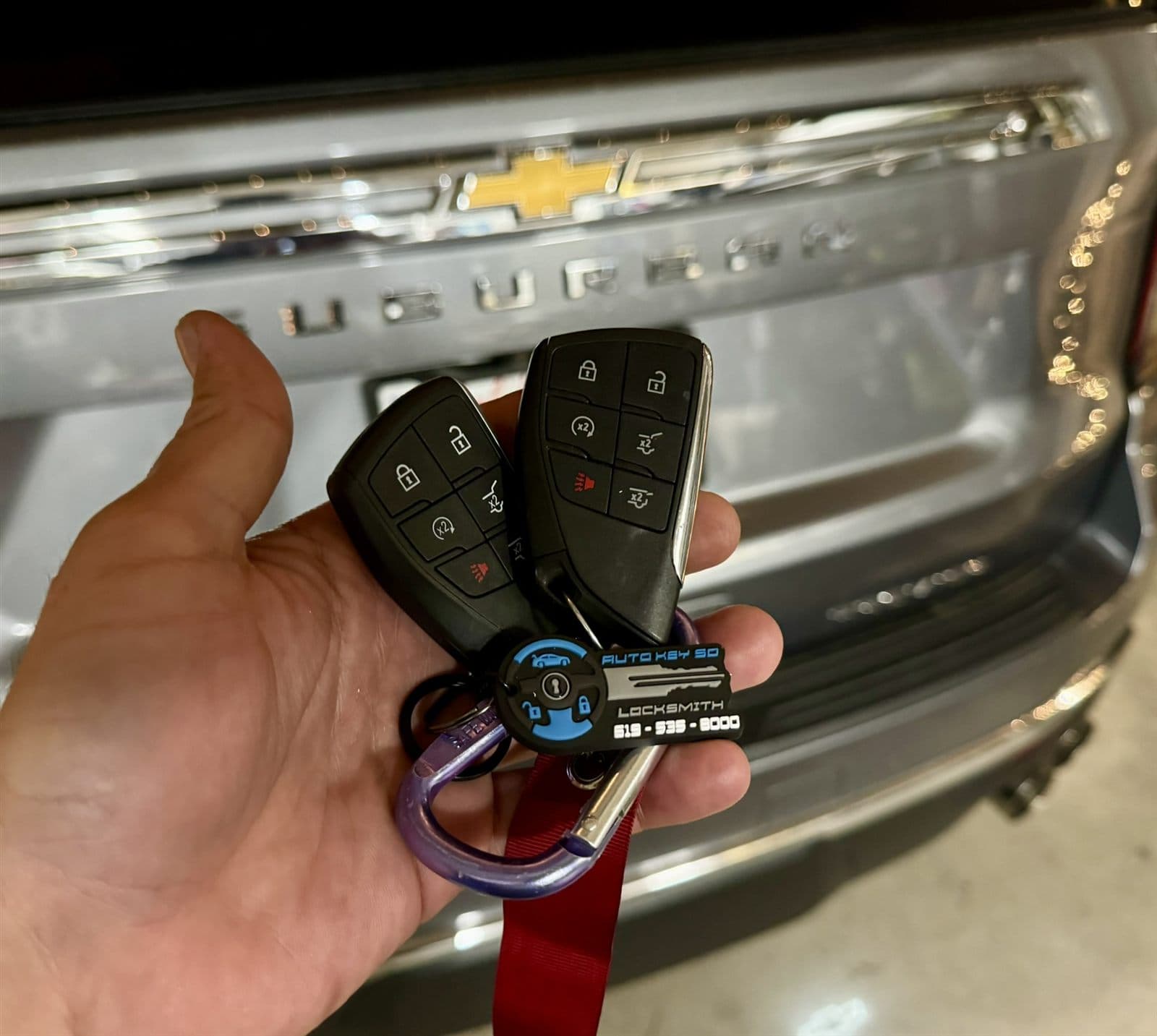 Chevrolet smart keys completed by Auto Key SD