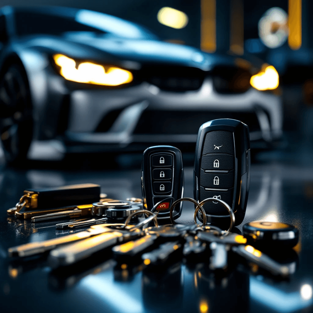 Vehicle ECU module connected to diagnostic cables and laptop